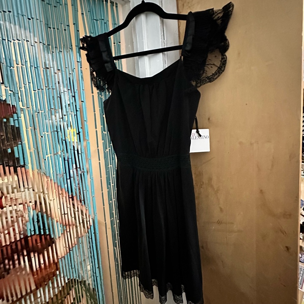 Red Valentino Black Mini Dress